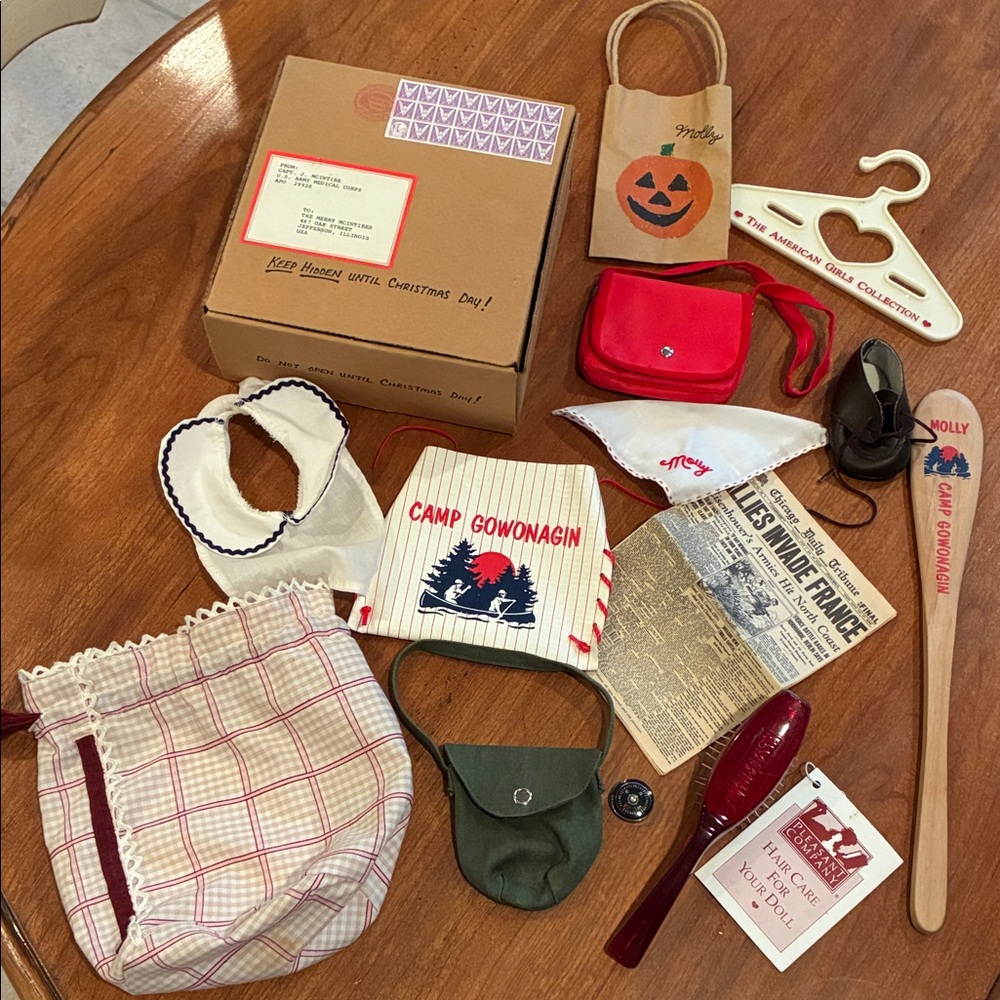 American Girl Molly Accessories Retired Lot